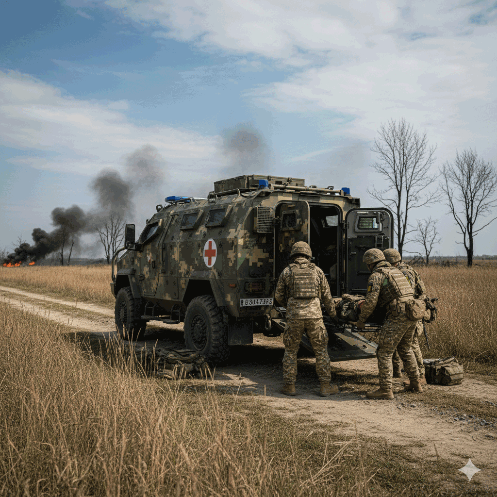 броньована медична машина (допомога ЗСУ)