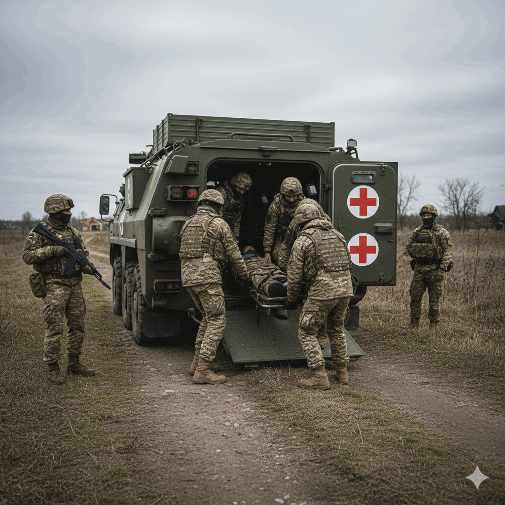 броньований реанімобіль (донат ЗСУ)