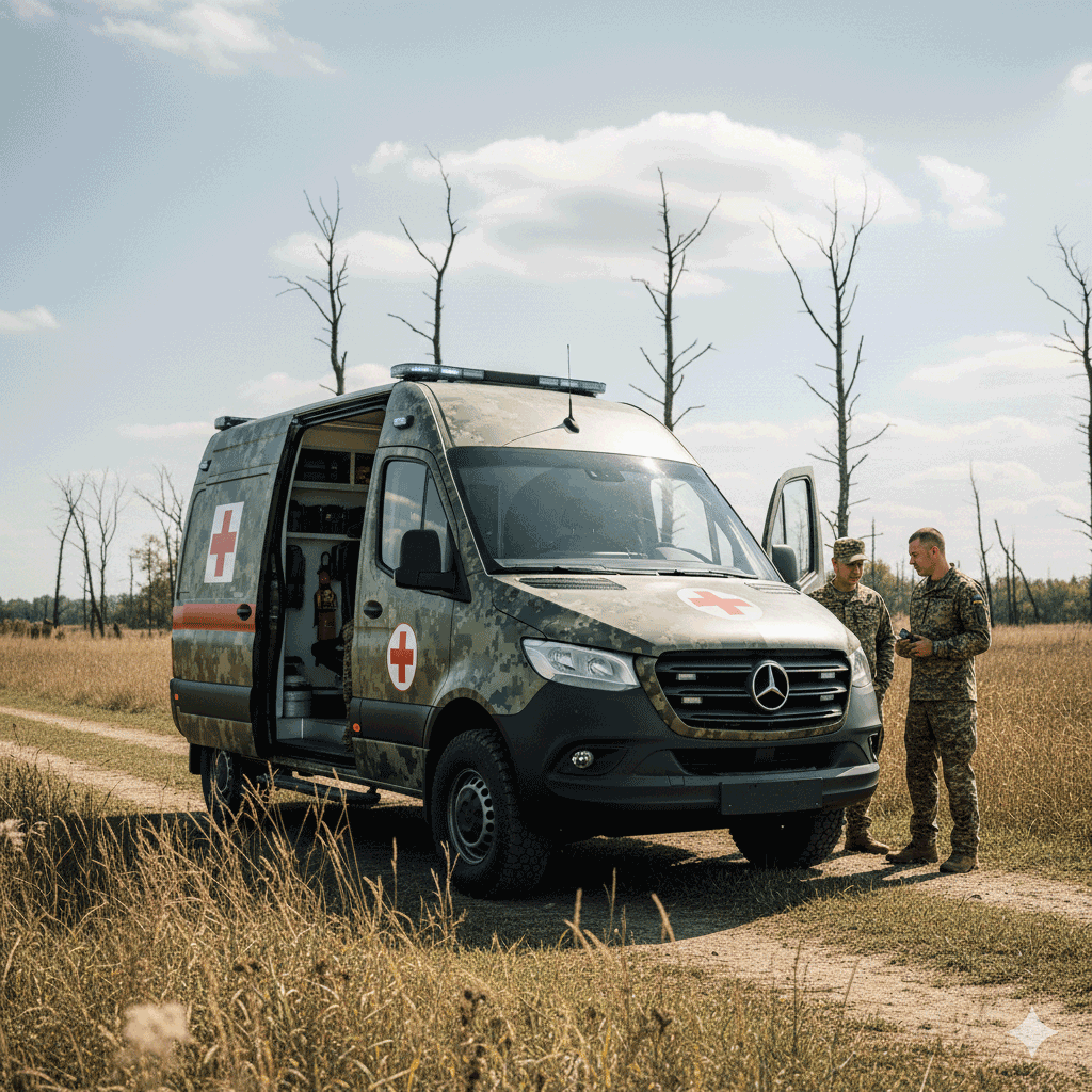 медичний транспорт для війни (допомога ЗСУ)