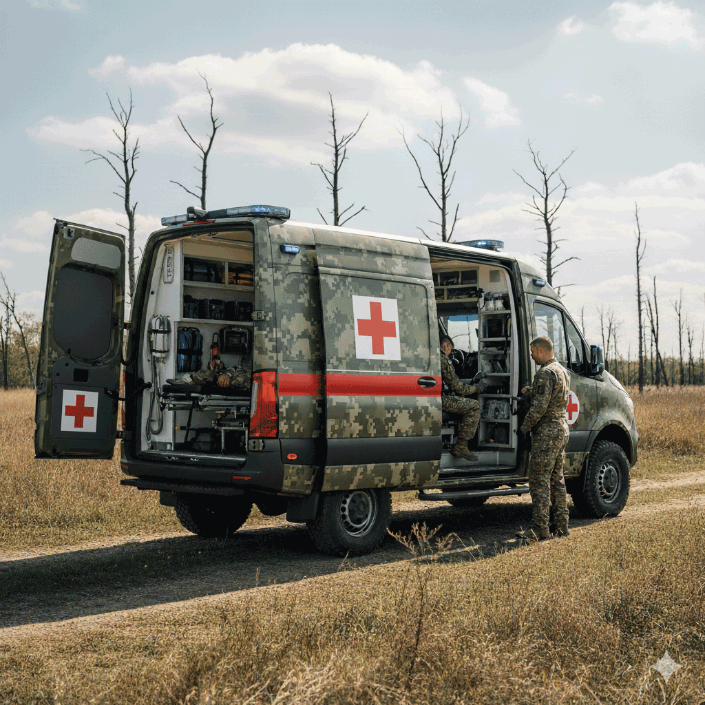 медико-евакуаційна техніка (донат ЗСУ)