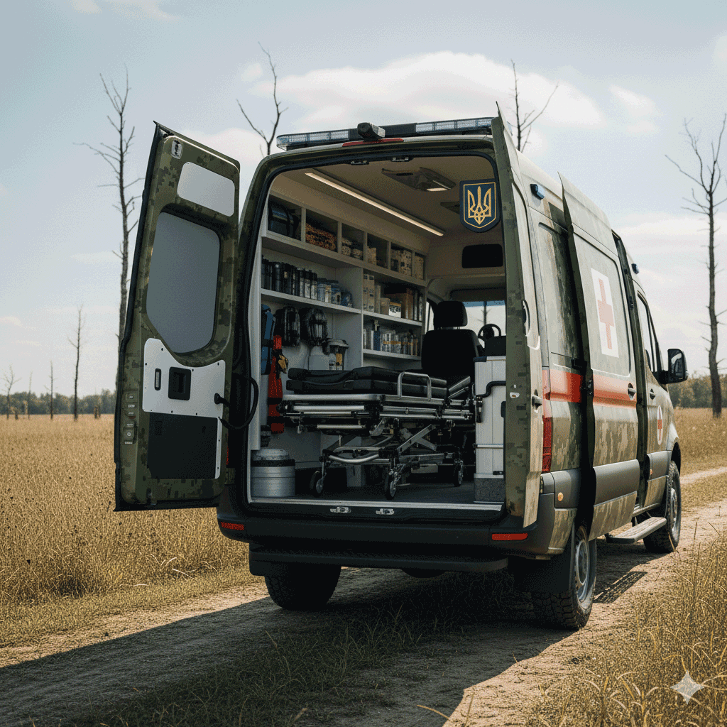 реанімобіль для війни (донат ЗСУ)
