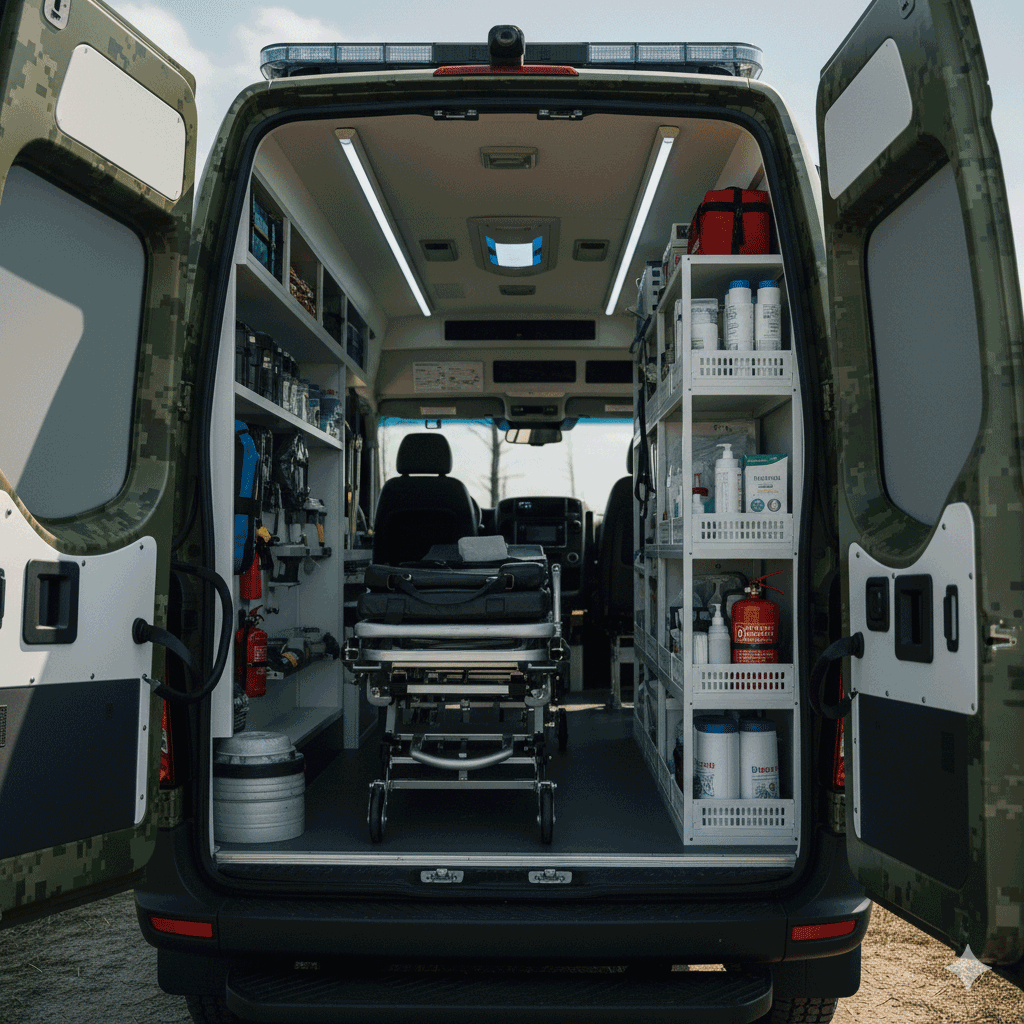 спеціалізовані реанімобілі (донат ЗСУ)